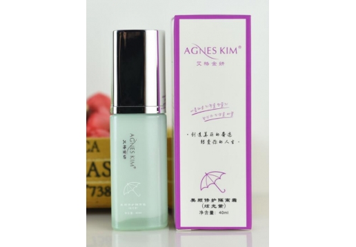 艾格金妍 美颜修护隔离霜40ML（晶莹绿/炫光紫）图片
