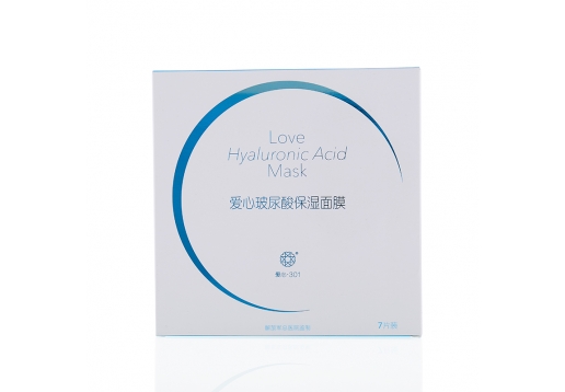 爱心301 玻尿酸保湿面膜7片图片