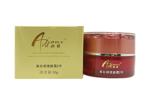 阿迦妮 美白调理晚霜2号30g图片