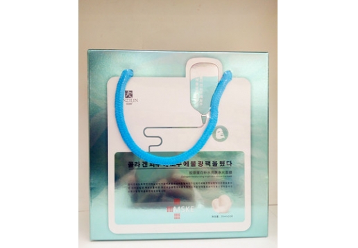 安姿琳 胶原蛋白补水亮肤水光面膜35ml*10片 图片