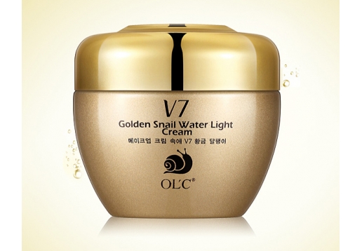 奥丽斯 V7黄金蜗牛水光素颜霜50g图片