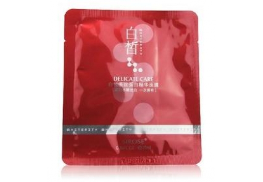 白皙 蚕丝隐形面膜贴10片/盒图片