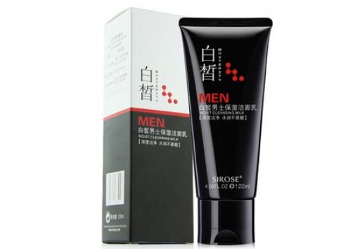白皙 男士控油洁面乳120g图片