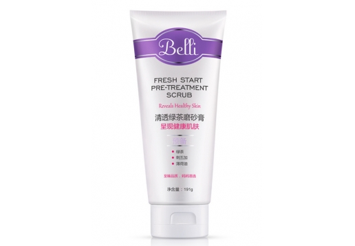  Belli 清透绿茶磨砂膏191g图片