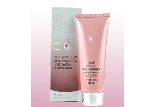 冰菊 玻尿酸悦活柔敏洁面乳120g图片