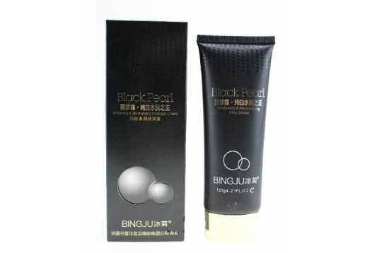 冰菊 黑珍珠纯白水润按摩膏120g图片
