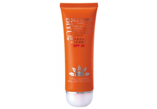 碧羽  美白防晒隔离乳(SPF20)80g图片