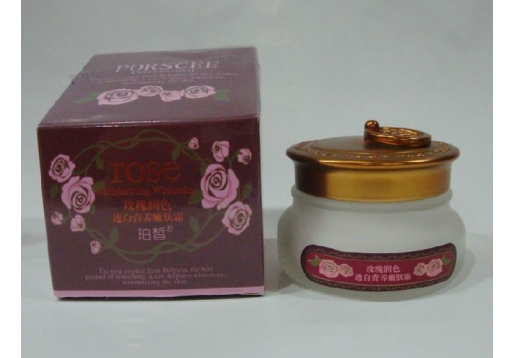  珀皙 玫瑰润色透白营养嫩肤霜50g图片