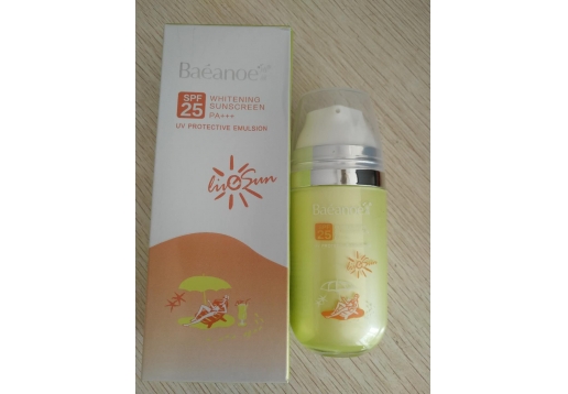 珀颜 冰爽美白防晒乳SPF30 50g图片