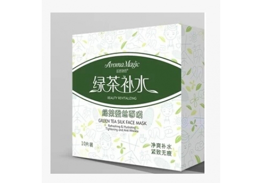 泊伊秀芳香物语 绿茶补水10装 蚕丝面膜图片