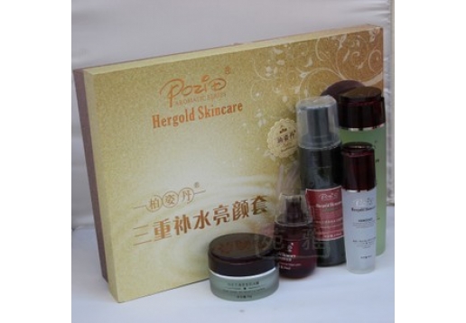 柏姿丹 三重补水亮颜5件套图片