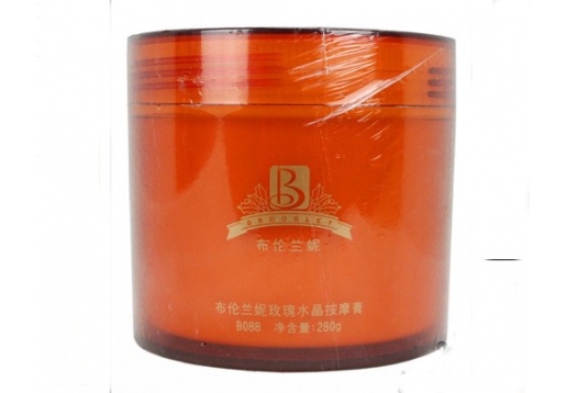 布伦兰妮 玫瑰水晶按摩膏280g图片
