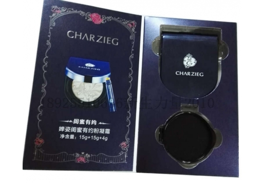 婵姿  粉凝霜有替换装送唇膏图片