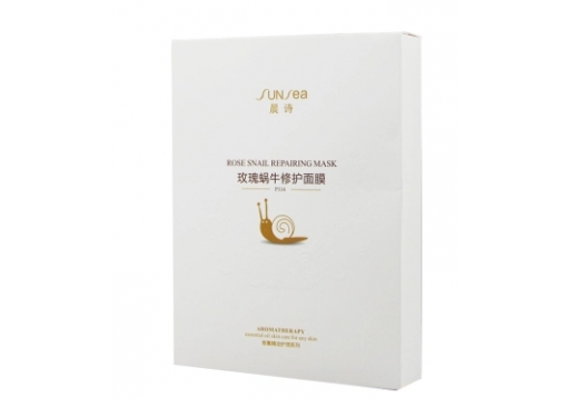 晨诗  玫瑰蜗牛修护面膜5片装图片