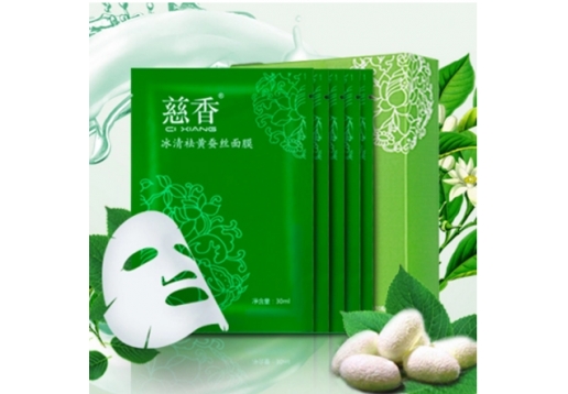 慈香 冰清去黄蚕丝面膜一片图片