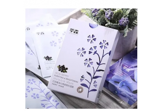 萃森 巴西莓净肤亮颜隐形面膜6片装图片