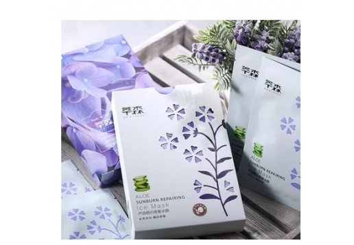 萃森 芦荟晒后修复隐形面膜6片装图片
