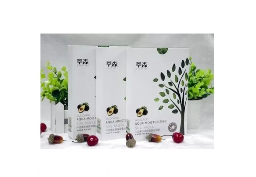 萃森 牛油果水润保湿蚕丝面膜6片装图片