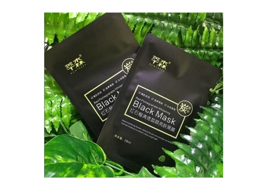 萃森 红石榴清透皙颜亮肤黑膜28g/6片图片