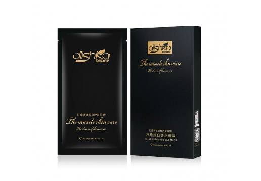 德丽斯康 净透嫩白蚕丝面膜30ML*6片/盒图片