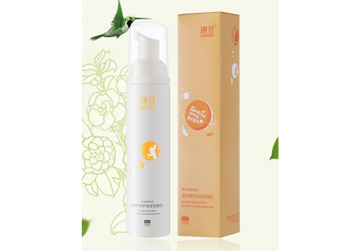 迪豆新品 痘印修护泡沫洁面乳100g图片