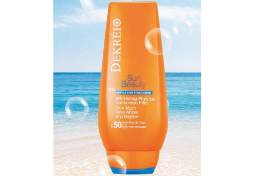  迪凯瑞 医疗白皙嫩白物理防晒膜125ml（SPF50）图片