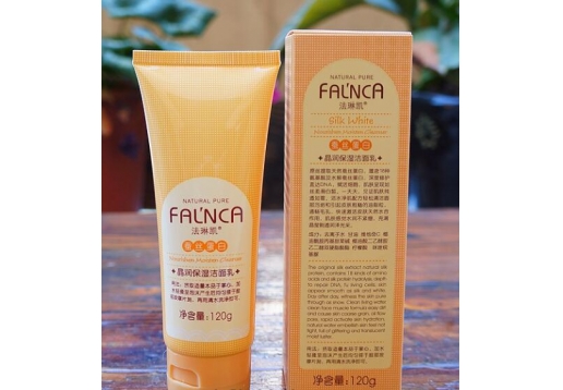 法琳凯 蚕丝蛋白晶润保湿洁面乳120g图片