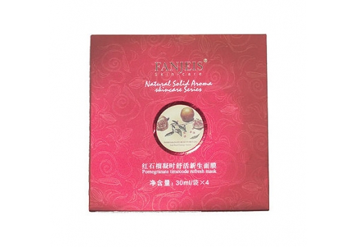 梵洁诗 红石榴凝时舒活新生面膜30ml*4片/盒图片