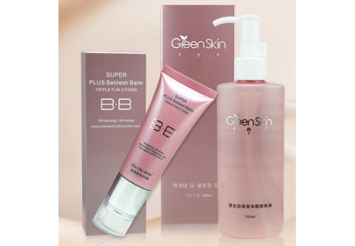 格润丝 清透裸妆BB霜50g+原生态深层净颜卸妆油150ml图片