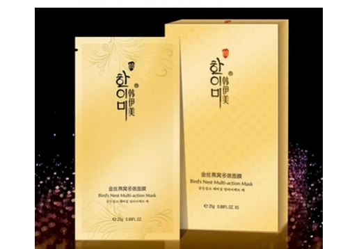 韩伊美 金丝燕窝多效面膜 5片/盒图片