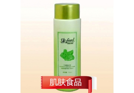 肌肤食品 高丽菜营养亮肤柔肤水120ml图片