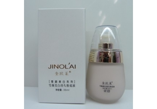 金欧莱 雪颜美白/透亮持久粉底液35ml图片