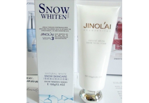 金欧莱 雪颜透白莹润洁面膏100g图片