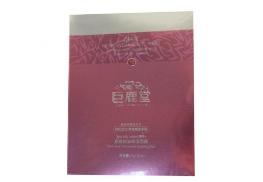 巨鹿堂 鹿茸抗皱保湿面膜6片/盒图片