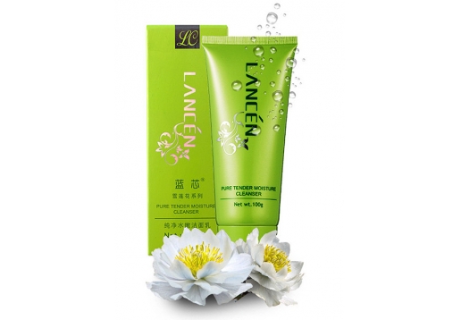 蓝芯化妆品 纯净水嫩洁面乳100g图片