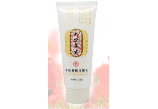 六味草本 净肤嫩颜洁面乳100g图片