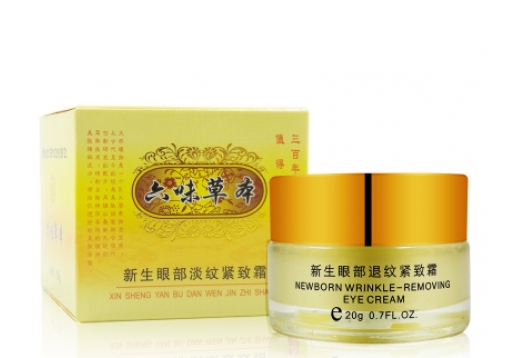 六味草本 新生眼部退纹紧致霜20g图片