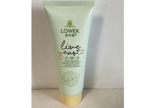 洛华蔻 活酵母弹润水嫩洁面乳120g图片