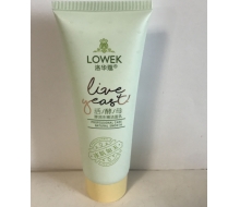 洛华蔻 活酵母弹润水嫩洁面乳120g