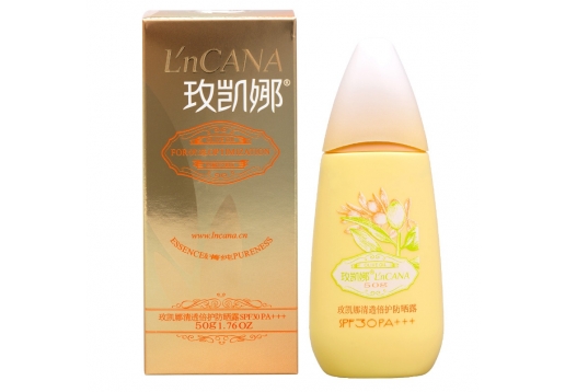 玫凯娜 清透倍护防晒露30倍防晒霜50g图片