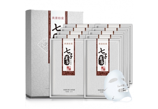 美康粉黛 七子草本玉润面膜22ml*10片图片
