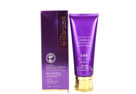  苗清堂 焕彩水润洁面泡泡（原补水洁面乳）100g图片