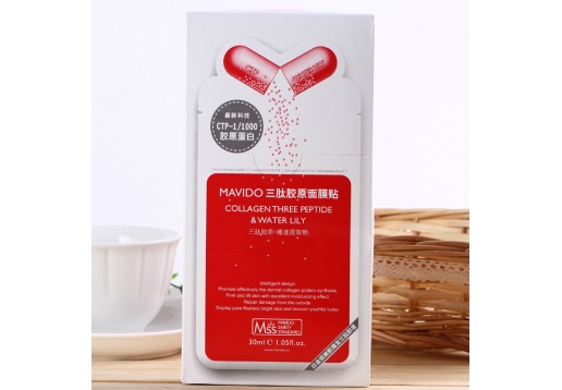 摩力沱 三肽胶原面膜贴6片图片