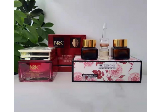 楠圣菲正品亮颜修护霜+光感透肌组合（红绷带）图片