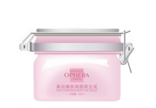 欧芙兰 美白嫩肤润颜原生泥160g（粉泥）图片