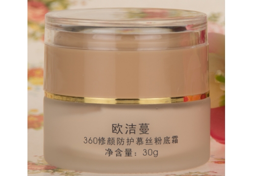  欧洁蔓 360修颜防护慕丝粉底霜30g图片
