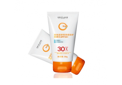 欧瑞莲 骄阳清透倍护防晒乳SPF30+ 50g图片