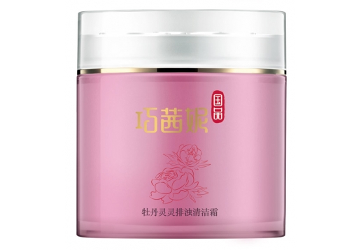巧茜妮 牡丹排浊清洁霜100g 深层排污去角质图片