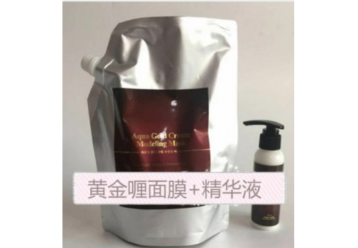 柔娜丝 黄金啫喱面膜1kg+精华液100ml图片