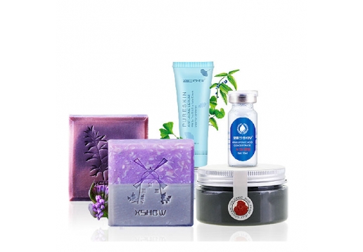 圣雪兰 完美雪肤祛痘套装五件套图片